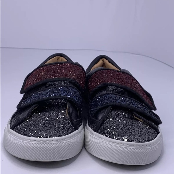 L' Autre Chose Blue Red Black Glitter  Leather - Picture 3 of 11